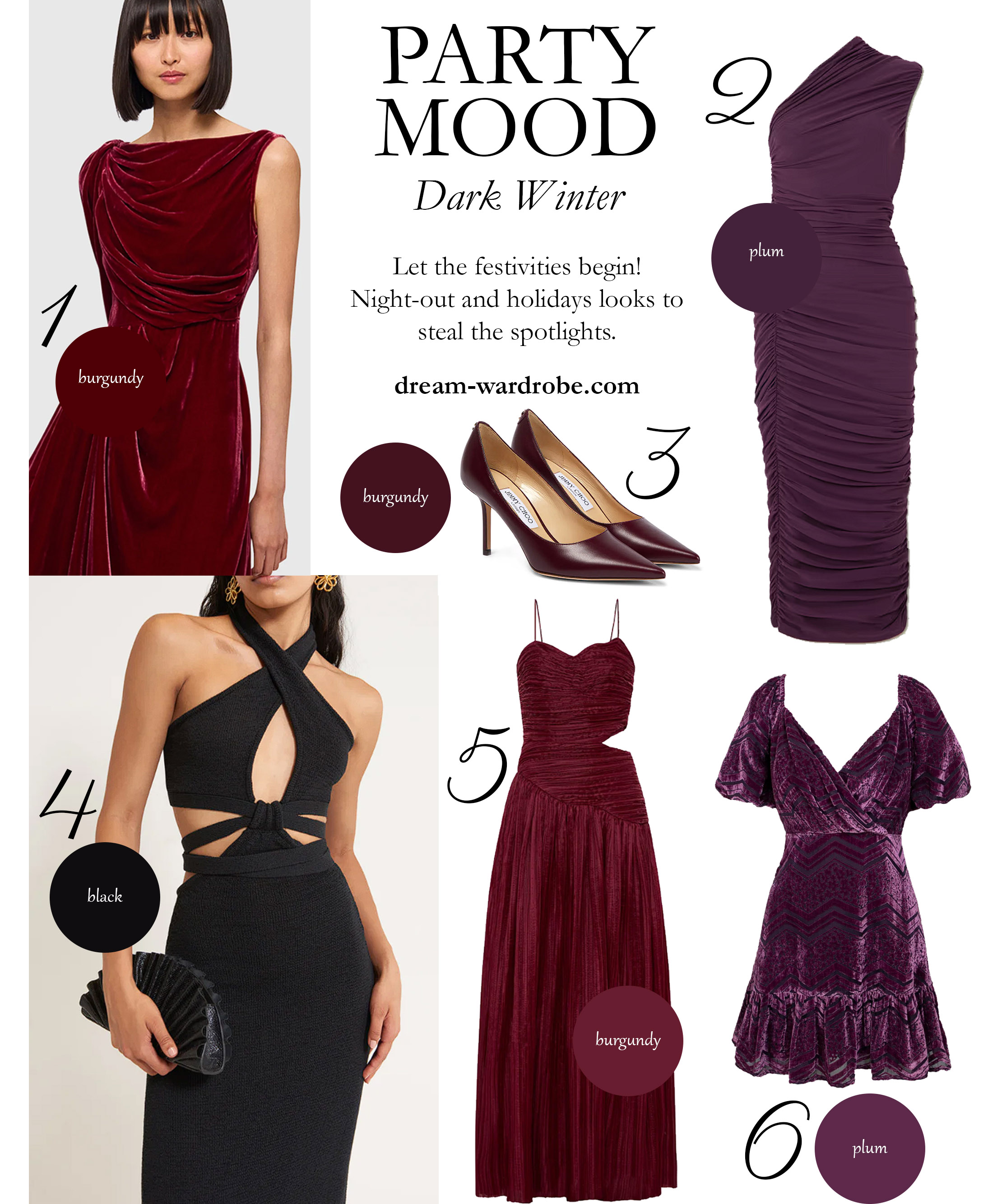 SpringSummer Shopping Guide for the Winter Color Types Dream Wardrobe